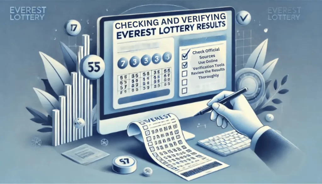 checking and verifying everest lottery results